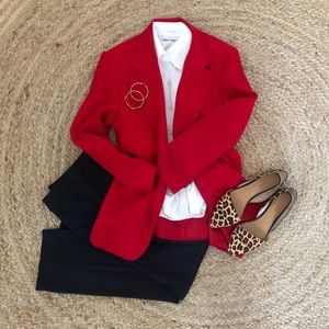 Talbots Black Petite Flat Front Stretch Dress Pants Size 8P